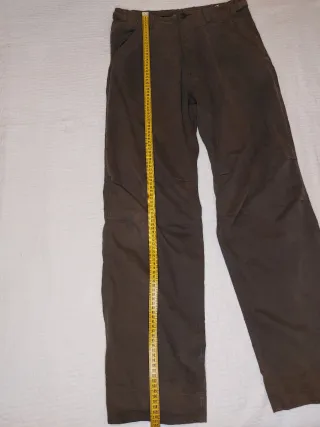 Pantaloni Crossby Vintage Marrone Scuro Tg 42