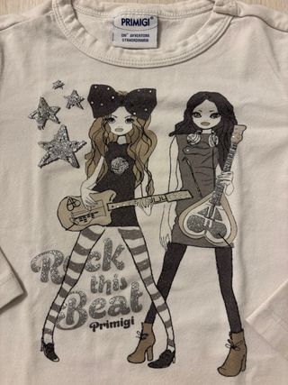 Maglietta Primigi 4 anni manica lunga Rock (104cm)