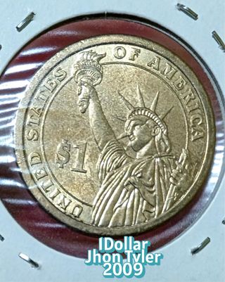 1 Dólar John Tyler 2009