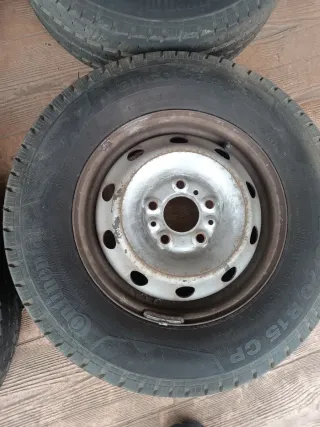 Juego 4 Llantas Acero Fiat Ducato 15 Vanco Camper