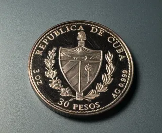Moneda 3 Onzas Cuba Juana La Loca