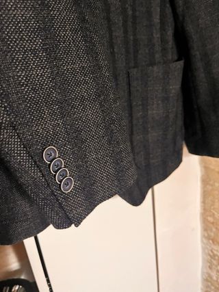 Americana ETIEM Raya Gris Oscuro Talla M