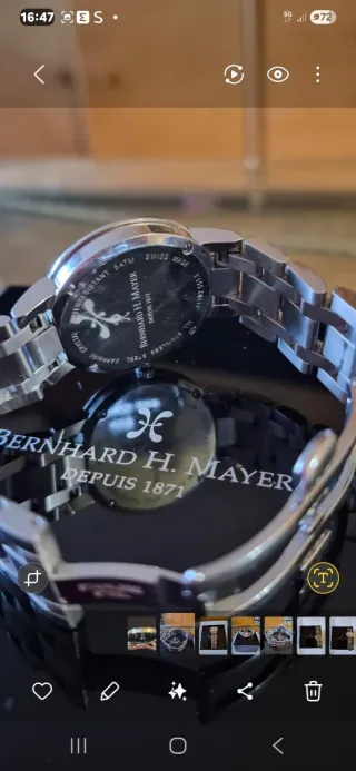 Reloj Bernhard H Mayer Mujer con caja