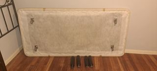 Base tapizada 90x190 con ruedas