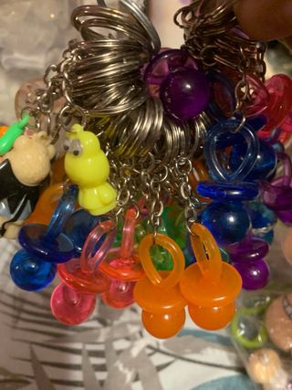 Llaveros chupete 70 uds. Cumpleaños Bautizos