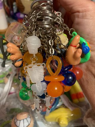 Llaveros chupete 70 uds. Cumpleaños Bautizos