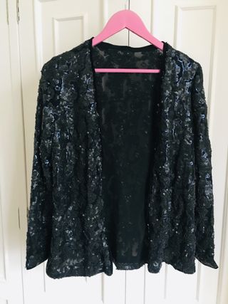 Chaqueta fiesta lentejuelas M Nueva Yera