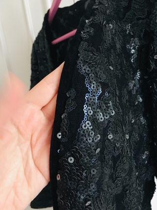 Chaqueta fiesta lentejuelas M Nueva Yera