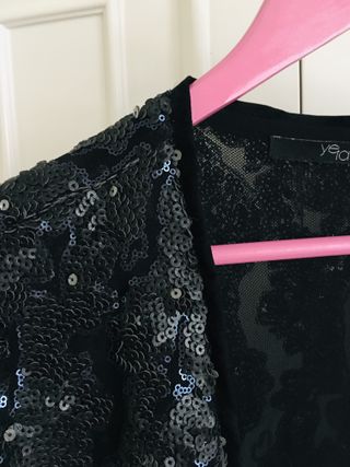 Chaqueta fiesta lentejuelas M Nueva Yera