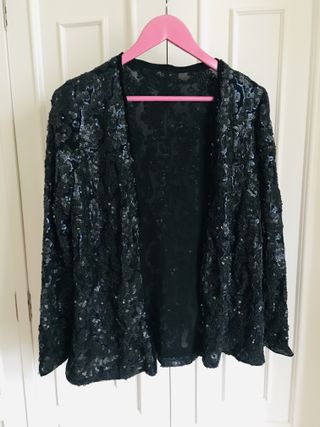 Chaqueta fiesta lentejuelas M Nueva Yera