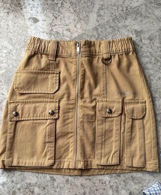 Falda cargo Bershka