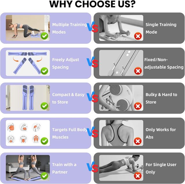 Set Pilates Portátil 8 en 1 Plegable