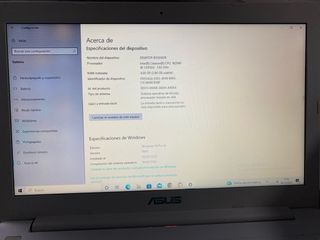 Portátil ASUS L502M Blanco