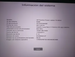 Completamente Nuovo. HP Pavilion Intel Core i7 15 N