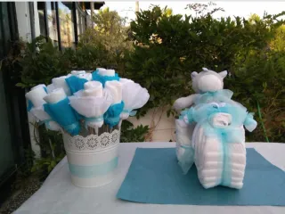 Tarta de pañales personalizada