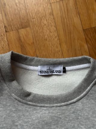 Sudadera Stone Island Gris Talla M