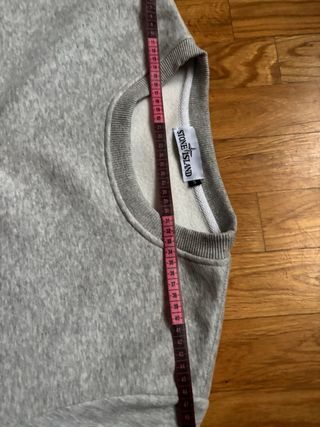 Sudadera Stone Island Gris Talla M