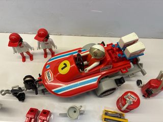 Playmobil 3538 - Barco de carreras con remolque