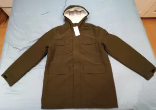 Parka Jack & Jones Verde Talla M, negociable