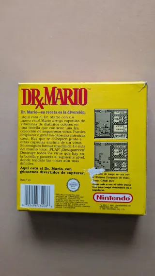 Dr. Mario Game Boy PAL España