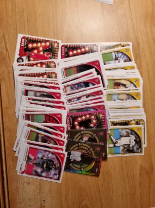 Lote 12 cromos fútbol Topps