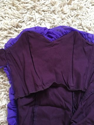 Vestido fiesta morado M