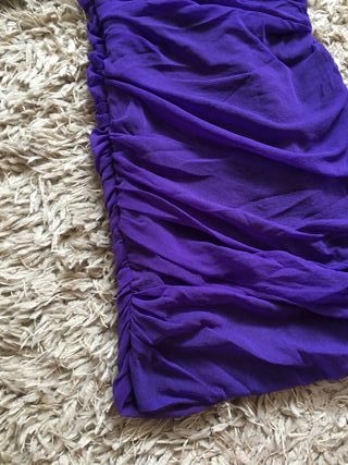 Vestido fiesta morado M
