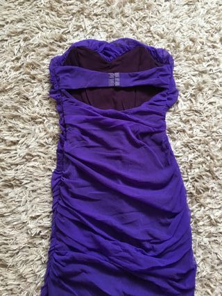 Vestido fiesta morado M