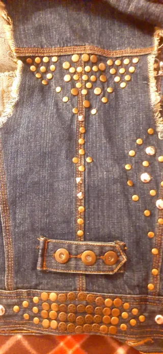 Chaleco vaquero Urban Behaviour tachuelas