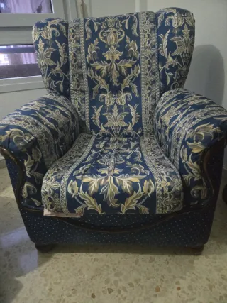 Conjunto Sofá 3+1+1 Plazas Tela