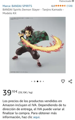 Figura Tanjiro Kimetsu no Yaiba con Espada