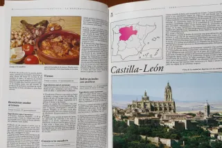 Libro con ilutraciones Cocina de España