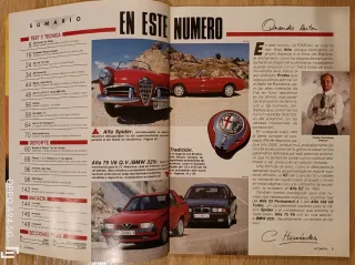 Revista coches Automóvil núm. 161, Junio 1991.