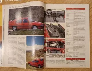 Revista coches Automóvil núm. 161, Junio 1991.