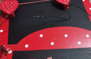 Tablas decorativas corazón (2 unidades)