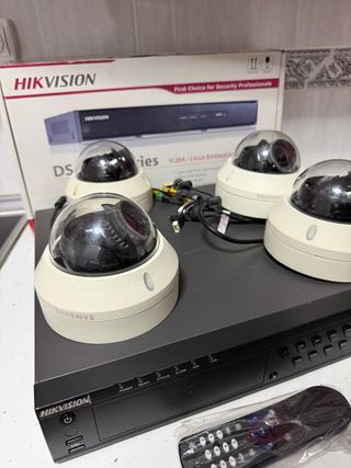 Kit Videovigilancia Hikvision 4 con Cámaras
