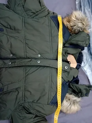 Chaqueton plumífero hombre verde