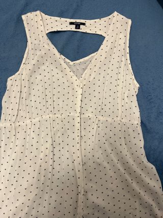 Camicia premaman Kiabi con stampa cuori taglia M