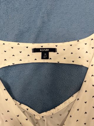 Camicia premaman Kiabi con stampa cuori taglia M