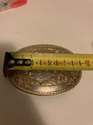 Fibbia El Charro Oro e Argento