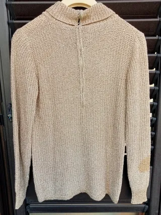 Maglione lamé vintage anni 60 dorato
