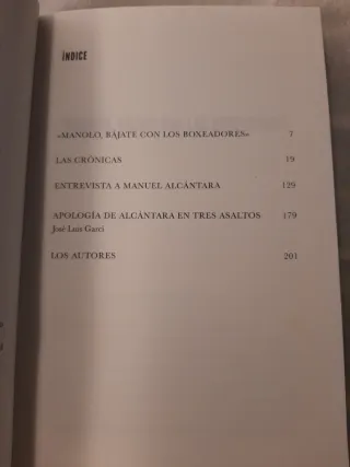 MANUEL ALCANTARA - La edad de oro del boxeo: 15 as