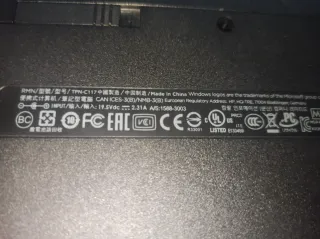 Portátil HP Negro/Gris