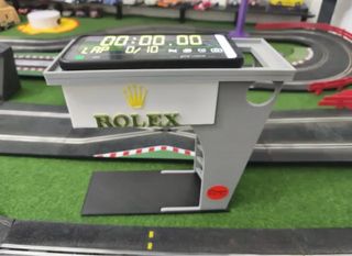 Torre Scalextric con soporte móvil