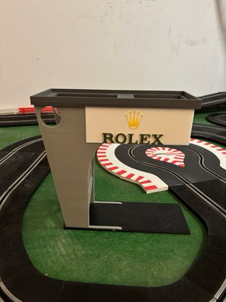 Torre Scalextric con soporte móvil