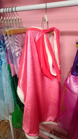 Capas Princesas Aterciopelada Rosa