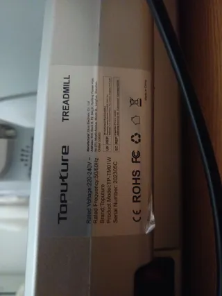 Cinta de correr plegable topoture underdesk TPTM01