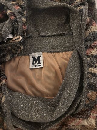 Vestido Missoni Zigzag Gris y Rosa missoni