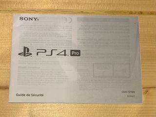 PS4 Pro CUH-7216B 1TB Jet Black