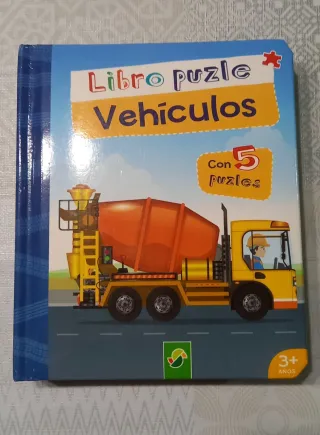 Libro puzle vehículos y bomberos
